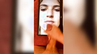 Ahegao cumtribute for Casie