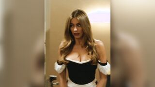 Sofia Vergara as sexy maid in modern family