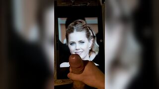 Amy Adams makes my young cock explode