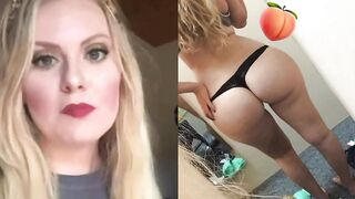 Would you rather be balls deep in this blondes throat or ass?