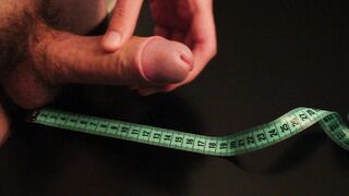 Measuring my Dick while it grows