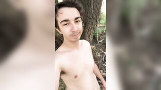 Taking a naked stroll through a cute meadow (18)