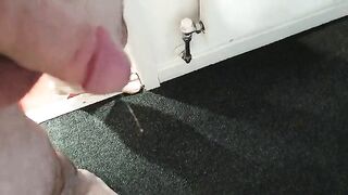 Just a soft cock and a string of precum ????