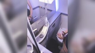 Airplane Jerk and Cum