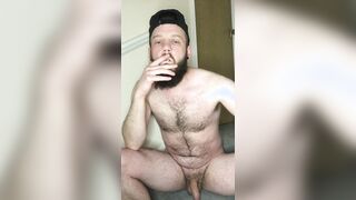 Anyone like a hot naked guy smoking? ????