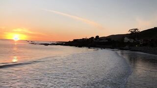 Sunset in Cayucos, California