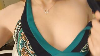 What if these Tiny Tits are what you found under this dress after a first date?