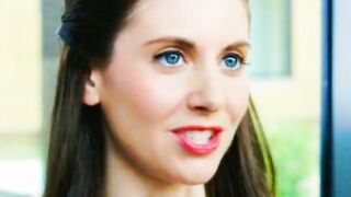Beautiful blue eyes of Alison Brie