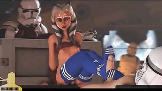 Ahsoka giving a sockjob (rocksolidsnake)