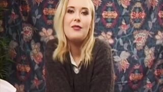 Norwegian Dina Jewel in her first porn