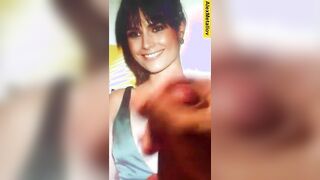 Cum tribute for Jordana Brewster. Sprayed cum for her