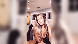 Her tits were hanging out on public Tik Tok. Sucks you won’t ever see. This is more appropriate for your eyes.