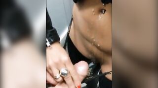 Cumming on Girls who are Standing Up